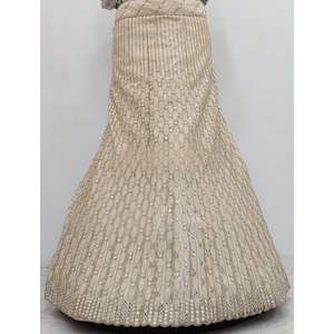 OEM Modern Worldwide Wholesale Heavy Soft <b>Net</b> Dupatta with Sequin Work Can Fitting <b>Net</b> Lehenga Choli for Summer Parties - Product Image 4