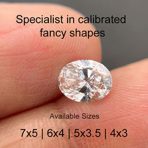 5x3.5mm blanc lâche ovale laboratoire cultivé diamant calibré bijoux en or bague de fiançailles avec certificat IGI bijoux Maki - Product Image 6