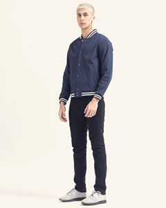 La última y elegante chaqueta universitaria de lana con logotipo personalizado para hombres Tipo de cierre Bolsillos con botones Letterman Baseball Bomber Varsity Jacket - Product Image 4