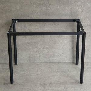 OMA I System 100x60cm Industrial Dining Table Steel Assembly Legs <b>Powder</b> Coated HCOM001 Featuring <b>Cast</b> Iron Aluminium Hospital - Product Image 5