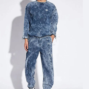 ชุดวอร์มผ้าคอตตอนโอเวอร์ไซส์สำหรับผู้ชายชุดวอร์มผ้าคอตตอน100% ซักได้ตามต้องการชุดวอร์มทรงโอเวอร์ไซส์ผ้าคอตตอนเหมาะสำหรับทุกเพศ - Product Image 2