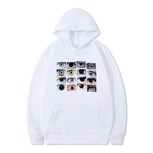 Sudaderas con capucha de lana para hombre de 350gsm-500gsm de alta calidad con diseño ecológico personalizado 2022 para otoño - Product Image 4