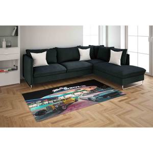 Tapis vintage à thème drive-in, tapis imprimé, intérieur, voiture, cadeau, tapis en chenille - Product Image 4