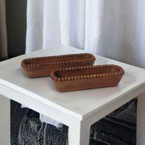 Bocaux à bougies brunes de luxe de style américain moderne, bols en bois de mangue fabriqués à la main pour mariage, noël et décoration intérieure, Offre Spéciale - Product Image 2