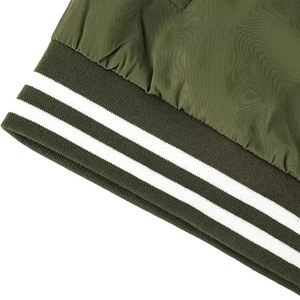 Veste universitaire personnalisée pour hommes avec manches en cuir hiver automne vestes pour hommes broderie Patch logo personnalisé bouton de couverture de logo - Product Image 4