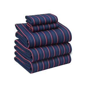 Juego de ropa de cama de diseño de lujo más vendido, Material de algodón, juego de cama de hoja de señal de impresión personalizada a la venta - Product Image 5