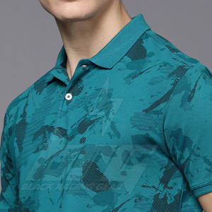 Ropa de calle, nueva llegada, camiseta Polo para hombre, ropa informal, camiseta Polo con estampado de sublimación para hombre - Product Image 5