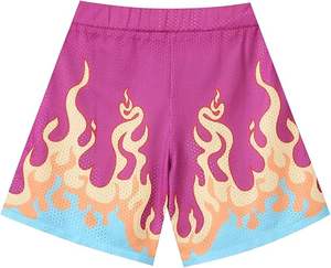 Pantalones cortos con estampado personalizado de fabricante de ropa de calle OEM para hombre, pantalones cortos de sudor desteñidos de algodón con estampado de espuma en 3D - Product Image 4