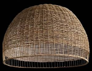 <span class=keywords><strong>Paralume</strong></span> di bambù dal Design caldo fatto a mano in stile moderno asiatico eco-friendly in Rattan intrecciato con luce decorativa all'ingrosso Set due tonalità - Product Image 3