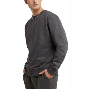 Sudadera de Cuello Redondo para Hombre, Color Sólido, 100% Algodón, Bordada, Estilo Urbano, Fabricación Profesional, Altamente Recomendada - Product Image 3