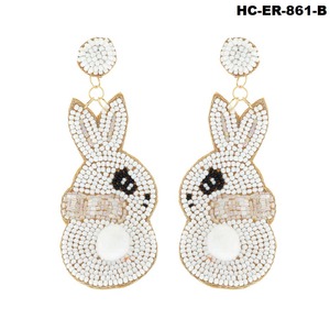 Superbes boucles d'oreilles en perles de rocaille pour filles et femmes avec des motifs complexes et des combinaisons de couleurs vives. - Product Image 2