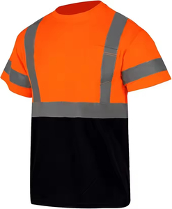 เสื้อทำงานแบบสะท้อนแสงสำหรับฤดูร้อน ขายส่งแบบ OEM เสื้อความปลอดภัยในการทำงานระดับ 2 ระบายอากาศได้ดี เสื้อตาข่ายสำหรับกิจกรรมกลางแจ้ง เสื้อสะท้อนแสงสำหรับชุดทำงาน - Product Image 6