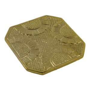 Wholesale <b>Coaster</b> Multi Colored Design With Plated Gold Finishing Design Tableware <b>Coaster</b> for Table Decoration - Product Image 5