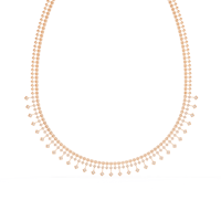 Collier goutte d'or jaune 14K de créateur avec diamants de laboratoire de 4,51 carats Bijoux de mariée de luxe pour femmes