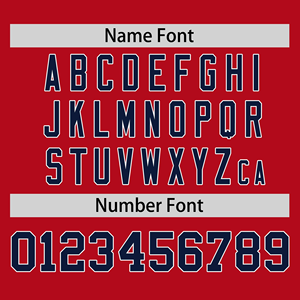 เสื้อเบสบอลแบบสวมหัวลายทางแนวนอนสีแดงกรมท่าแบบกำหนดเองได้ - Product Image 4