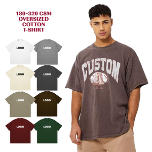 T-shirt OEM 2026 personnalisé avec impression numérique graphique, épaules tombantes, 100 % coton, noir et blanc, épais, coupe ajustée, séchage rapide - Product Image 6