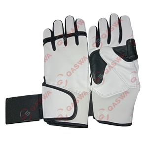 Gants de frappe de softball et de baseball en cuir véritable pour adultes et jeunes professionnels Service ODM et OEM personnalisé disponible à la vente - Product Image 4