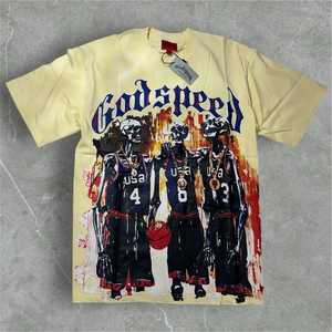 OEM 3D espuma verano 100% algodón orgánico Camiseta de cuello redondo talla grande impresión gráfica Color sólido Tops aceptar personalizado - Product Image 1