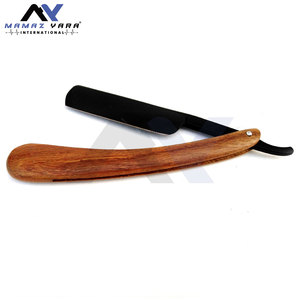 Navaja de Afeitar Recta para Dar Forma a la Barba, Líneas Nítidas, Bordes Limpios, Afeitado Suave, Navajas Plegables para el Cuidado Facial Masculino y Estilizado del Vello Facial - Product Image 3