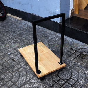 Support CPU carré en bois KCPU68003-50x30x50 (cm) avec design horizontal en stock - Product Image 1