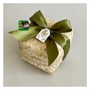 Boîte cadeau en bambou tissé à la main de qualité supérieure pour l'emballage de produits naturels, la présentation en magasin, le stockage et les applications artisanales - Product Image 4