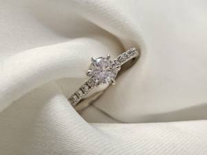 Anillos de Compromiso y Boda de Diamantes Cultivados en Laboratorio, Joyería Fina Personalizada, Diamante de Corte Ovalado Elegante, Chapado en Oro para Mujer, Certificado IGI - Product Image 6