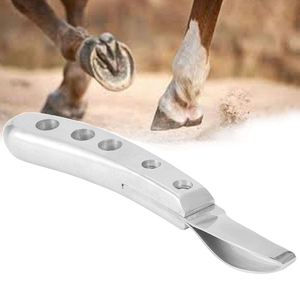 Couteau à sabot à boucle en aluminium Outil de maréchal pour couper les sabots Fer à cheval - Product Image 2