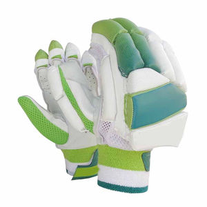 Guantes de Críquet de Cuero Ligeros al por Mayor, Duraderos, Acolchados, Flexibles, Cómodos, Transpirables, Impermeables, con Agarre Extra - Product Image 1