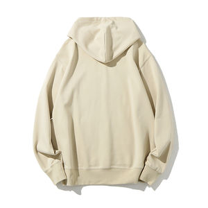 Sudadera con Capucha de Color Sólido, Estilo Básico, Talla Grande, para Otoño e Invierno, con Diseño de Logotipo Personalizado - Product Image 4