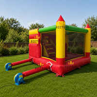 Vente chaude Parc de jeux commercial Parcours d'obstacles Château gonflable Thème licorne