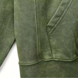 2025 nuevas sudaderas con capucha para hombre con lavado ácido hechas en Pakistán Winter Street Style Basics Hoodie al por mayor precio barato poliéster/algodón personalizado - Product Image 6