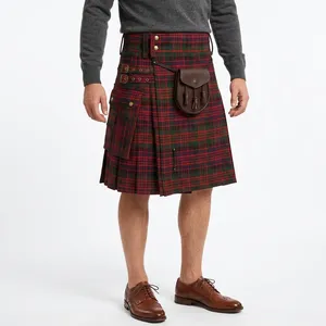 Costume de cosplay victorien, médiéval, gothique pour femmes, en acrylique, kilt, Halloween, coupe standard - Product Image 4