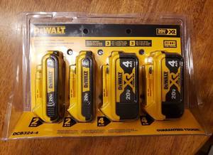 ชุดแบตเตอรี่เหลว 20V 4AH แบบชาร์จได้ 6 ก้อน พร้อมเกจวัดระดับแบตเตอรี่ ชุดแบตเตอรี่สำรอง LiFePO4 แคโทด - Product Image 1