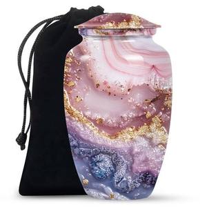 Urne funéraire en aluminium en forme de spirale galactique - Urne commémorative pour cendres humaines adultes - 10 pouces - Design cosmique artisanal - Product Image 6