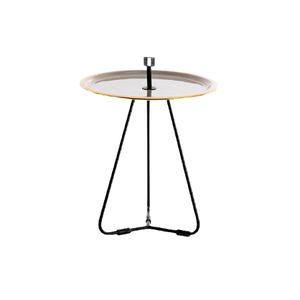 Soporte para servir postres de pastel de metal y hierro Diseño de tendencia Servidor de postres de chocolates de forma redonda de Home Arts - Product Image 1