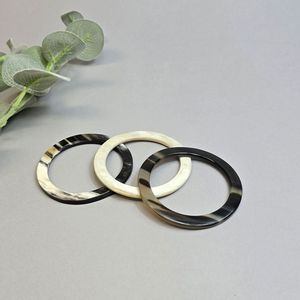 CORNE PARFAITE DURABLE faite à la main de luxe en gros naturel buffle boeuf corne de vache bracelet bijoux de mode pour hommes et femmes - Product Image 3