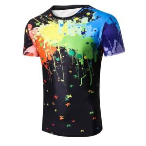 Algodón de calidad de primera clase, camiseta personalizada con estampado de logotipo para hombre, camiseta de sublimación lisa de gran tamaño - Product Image 1