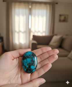 Shattuckita Azurita, Piedra Preciosa Suelta, Joyería de Cristal de la Mejor Calidad, Piedra Preciosa con una Maravillosa Forma Mixta, 20% de Descuento y Regalo - Product Image 2