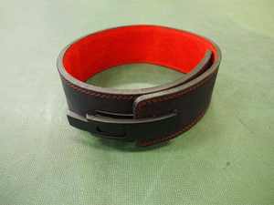 เข็มขัดยกน้ำหนักออกกำลังกายในยิมเข็มขัดยกน้ำหนักทำจากหนังขนาด10มม. เข็มขัดยกน้ำหนัก13มม. - Product Image 3