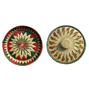 Panier à herbe indien fait à la main Moonj Panier Moonj multicolore écologique fabriqué à la main au prix de gros bon marché - Product Image 2