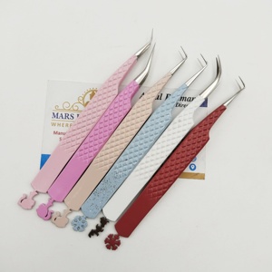 Extensiones de pestañas de colores personalizados recubiertos de papel pinzas Etiqueta Privada - Product Image 3