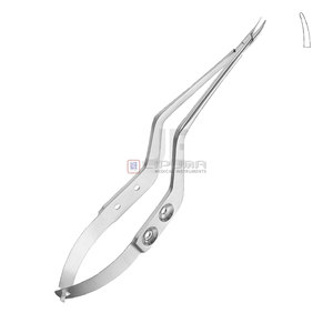 YASARGIL Micro porte-aiguille incurvé en forme de baïonnette 20.0cm Microchirurgie chirurgicale Neurochirurgie Instruments médicaux - Product Image 6