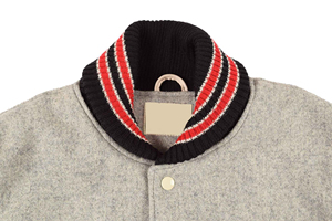 Venta al por mayor de los hombres CusCustom algodón polar chaqueta de béisbol bordado Letterman algodón mangas poliéster algodón Varsity chaqueta de los hombres - Product Image 3