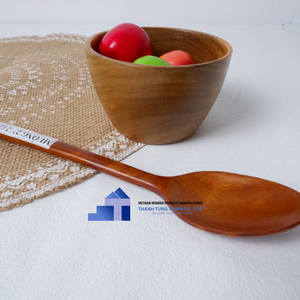 Bols en bois d'acacia de haute qualité les plus vendus Bols de service en bois pour ustensiles de cuisine d'un fabricant du Vietnam - Product Image 1