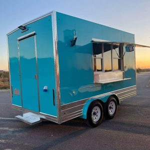 Camión de comida rápida estándar Carritos de comida Remolques móviles Camiones de catering Venta al por mayor En stock disponible para la venta - Product Image 1