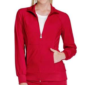 Classic Style Medical Scrub Jacket With Soft Breathable <b>Material</b> And Professional Fit For Healthcare Staff - Product Image 1