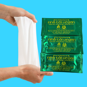 ทิชชูเปียกเนื้อนิ่มสำหรับเดินทางแบบย่อยสลายได้จากเวียดนามปราศจากแอลกอฮอล์ขนาดกะทัดรัดน้ำหอมเลือกได้ตามต้องการ - Product Image 1