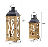 Magnifique lanterne en bois d'Inde pour la décoration de la maison, fabriquée à la main, écologique, parfumée, offrant une lueur douce et élégante pour Pâques