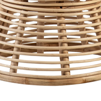 Table basse en rotin traditionnelle, designs uniques faits à la main, style antique, 50x50x55cm, réglable, pour se détendre, meubles de salon