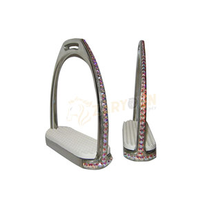 Estribos occidentales de acero inoxidable de alta calidad para jinetes de carreras logotipo personalizado mejor venta con cristales de características de alta seguridad - Product Image 4